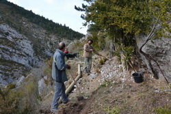 Travaux de la section randonnée du CSCM