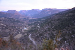 Vue sur la cuvette de La Motte