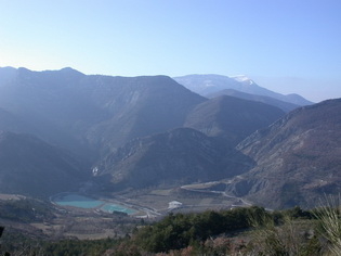 vue sur le plan d'eau du Pas des Ondes